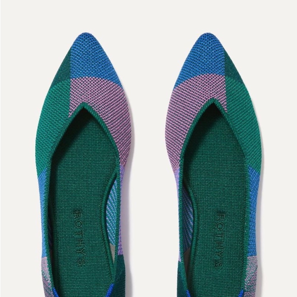 Rothy’s The Point flats sugared berry